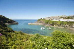 Boats in Porth Isaac harbour