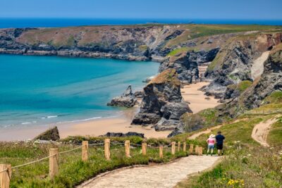 Bedruthan Steps coastal pathway